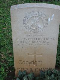 Dar Es Salaam War Cemetery - Weatherhead, Frederick John